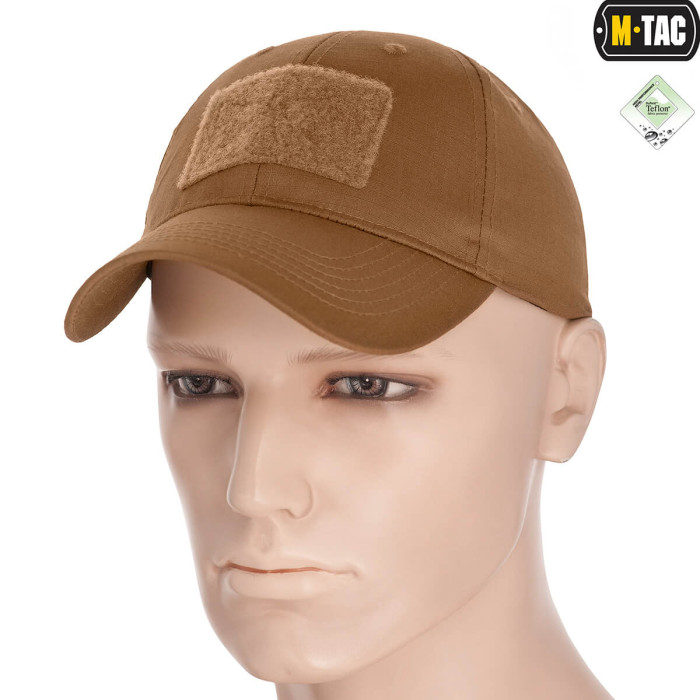 M-Tac бейсболка з липучкою Flex ріп-стоп Coyote Brown L/XL