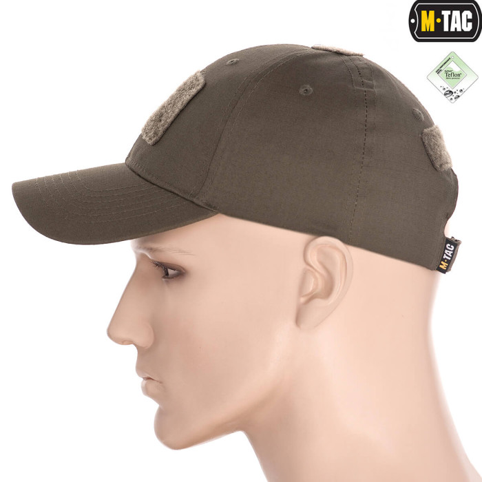 M-Tac бейсболка з липучкою Flex ріп-стоп Dark Olive S/M