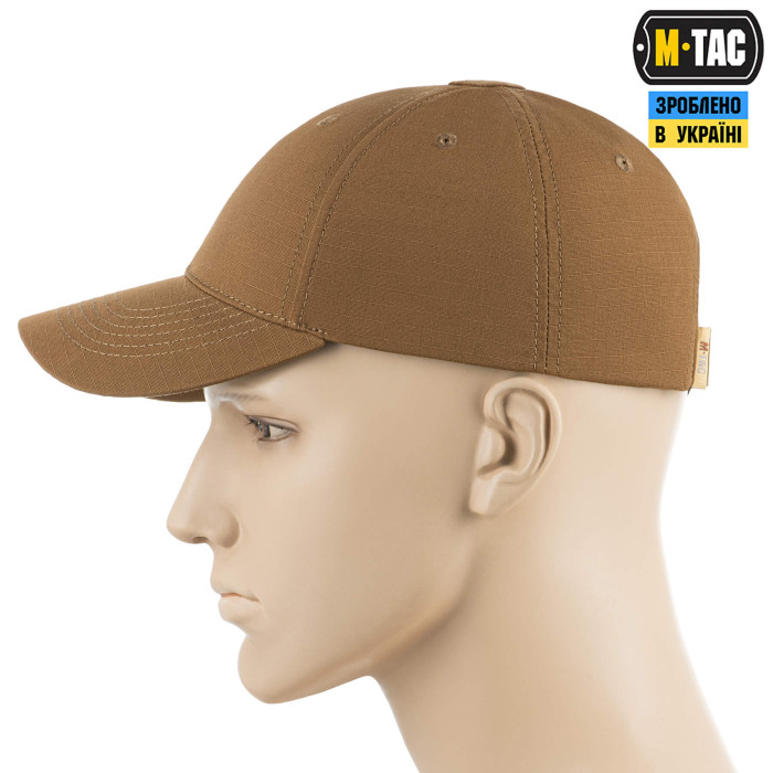 M-Tac бейсболка Elite Flex ріп-стоп Coyote Brown S/M