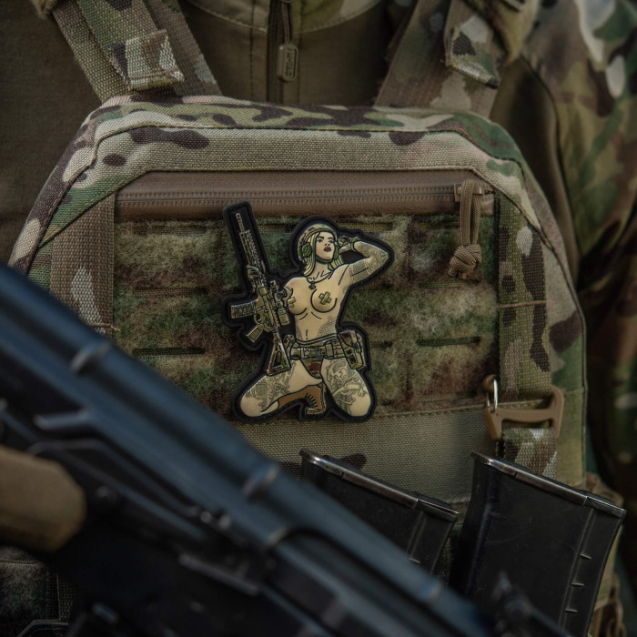 M-Tac нашивка Tactical girl №1 Skandinavik with Mjöllnir PVC MC