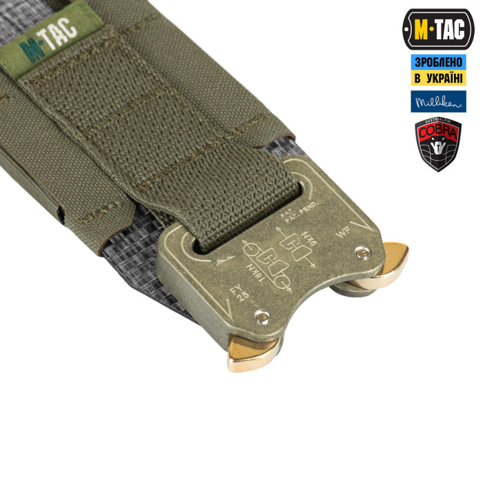 M-Tac ремінь Tiger Belt Cobra Buckle Ranger Green M/L