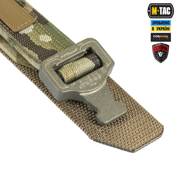 M-Tac ремінь Cobra Buckle Tactical Belt Laser Cut Multicam M/L