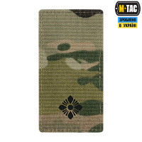 M-Tac погон на липучці молодший лейтенант Multicam