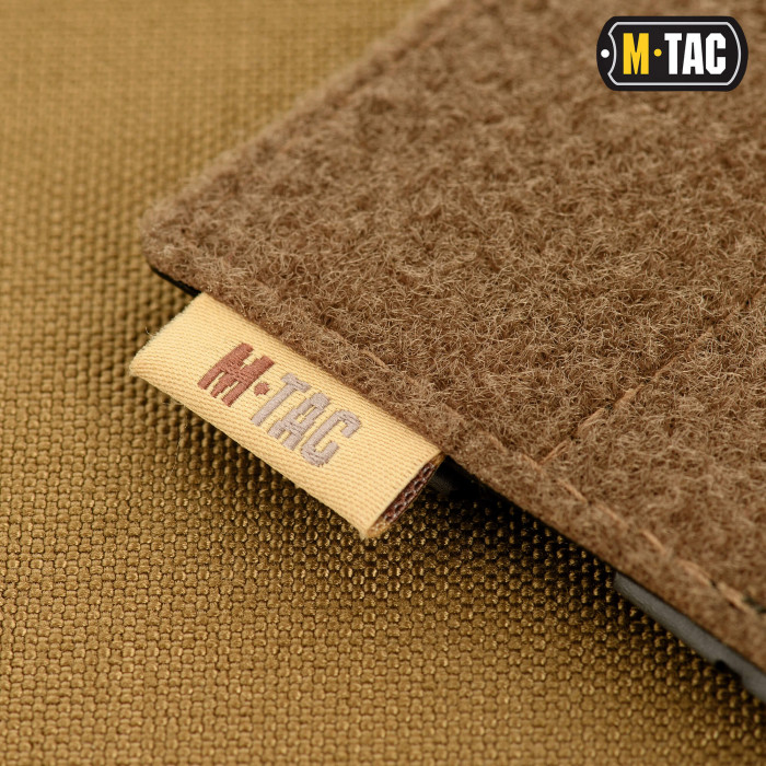 M-Tac панель для нашивок на MOLLE 120x85 Coyote