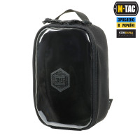 M-Tac органайзер утилітарний прозорий Elite Large Gen.II Black