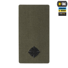 M-Tac погон на липучці Молодший лейтенант (вишивка) Ranger Green