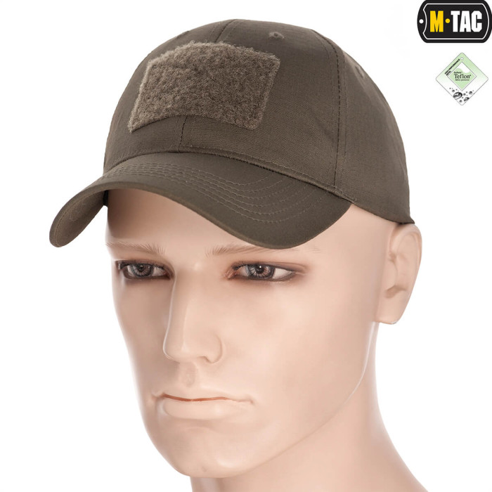 M-Tac бейсболка з липучкою Flex ріп-стоп Dark Olive S/M