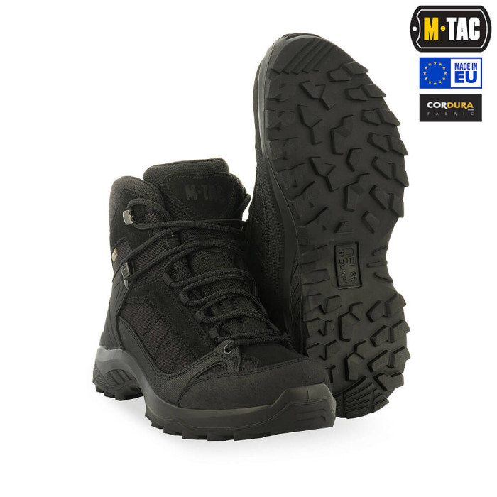 M-Tac черевики тактичні демісезонні Black 36