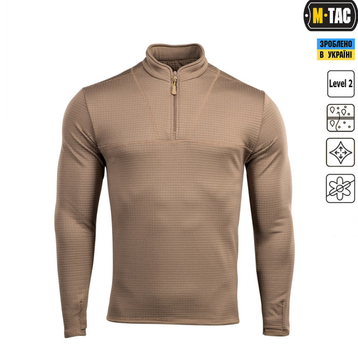 M-Tac термосорочка фліс Delta Level 2 Coyote Brown 3XL