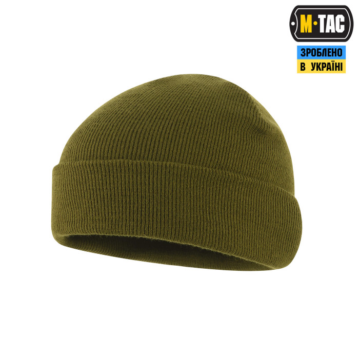 M-Tac шапка тонка в'язка 100% акрил Olive L/XL
