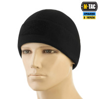 M-Tac шапка Watch Cap Elite фліс (320г/м2) з липучкою Black M