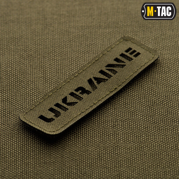 M-Tac нашивка Ukraine скрізна 25х80 Laser Cut Ranger Green