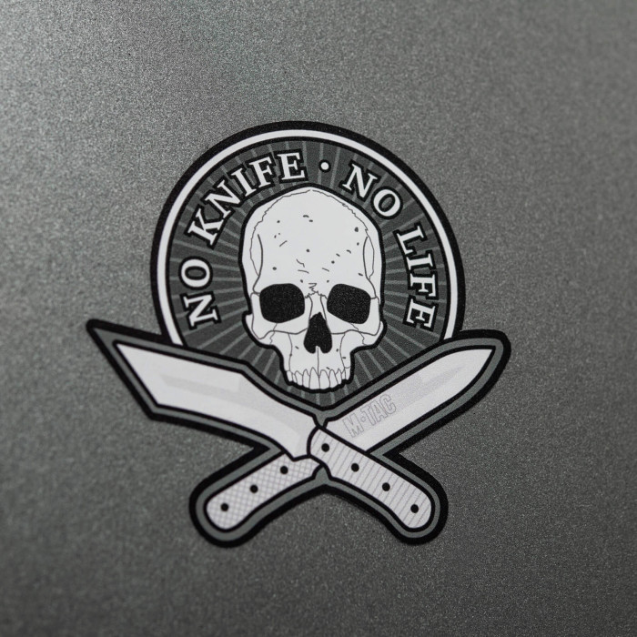 M-Tac наклейка No Knife - No Life світловідбиваюча 