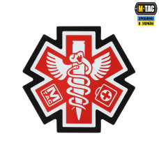 M-Tac нашивка Paramedic Black
