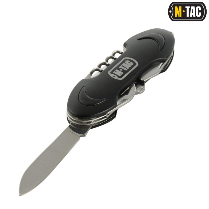 M-Tac ніж складний малий (7 інструм.) Type 2 Steel/Black