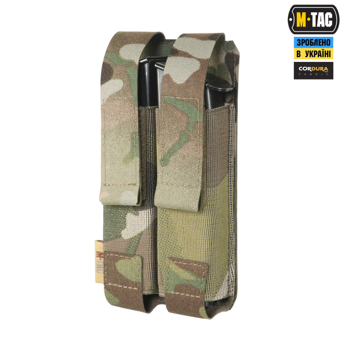 M-Tac підсумок подвійний для пістолетного магазина АПС Laser Cut Gen.II Multicam