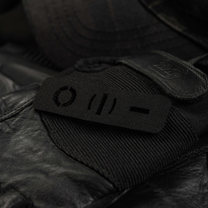 M-Tac нашивка група крові O (I) - наскрізна Laser Cut 25х80 Black