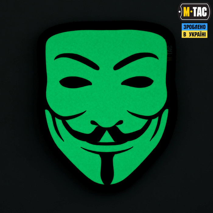M-Tac нашивка Anonymous Black/GID