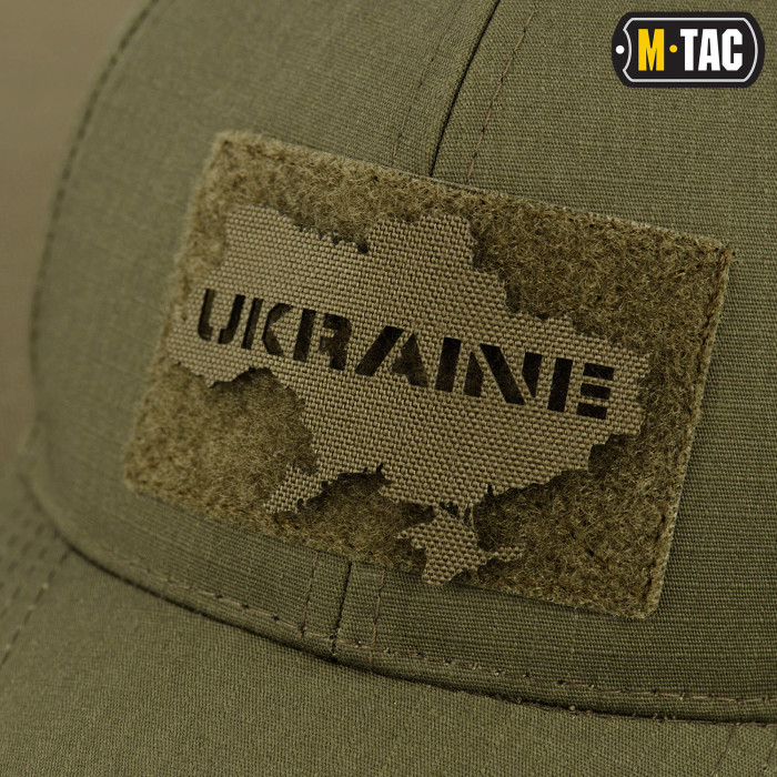 M-Tac нашивка Ukraine (контур) скрізна Laser Cut Ranger Green