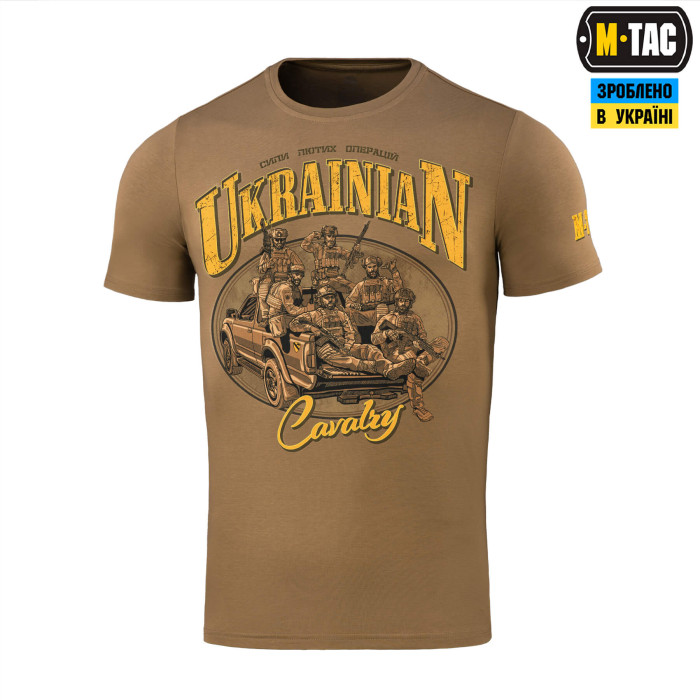 M-Tac футболка Ukrainian Cavalry Coyote Brown L