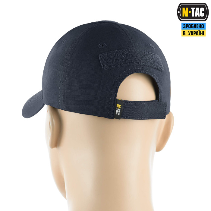 M-Tac бейсболка тактична Elite Flex ріп-стоп Dark Navy Blue L/XL