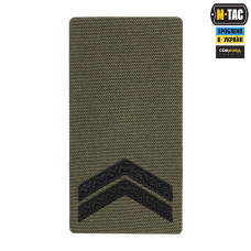 M-Tac погон на липучці Молодший сержант (вишивка) Ranger Green