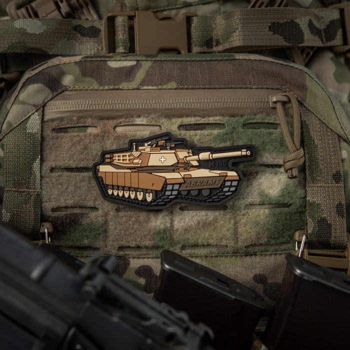M-Tac нашивка ABRAMS (PVC) coyote