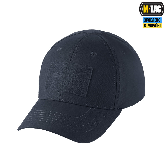 M-Tac бейсболка тактична Elite Flex ріп-стоп Dark Navy Blue L/XL