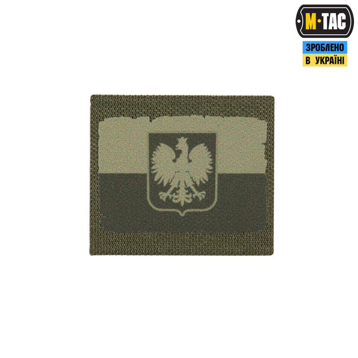M-Tac MOLLE Patch Прапор Polska Olive/Ranger Green