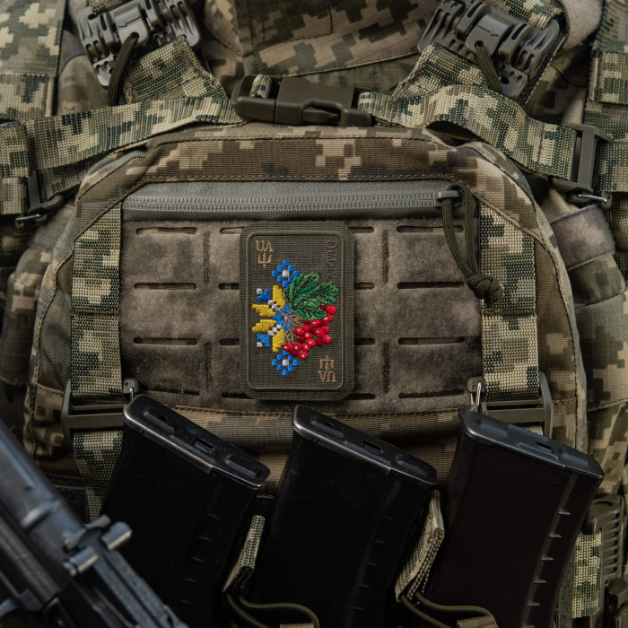 M-Tac нашивка Орнамент Калина (вишивка) Ranger Green