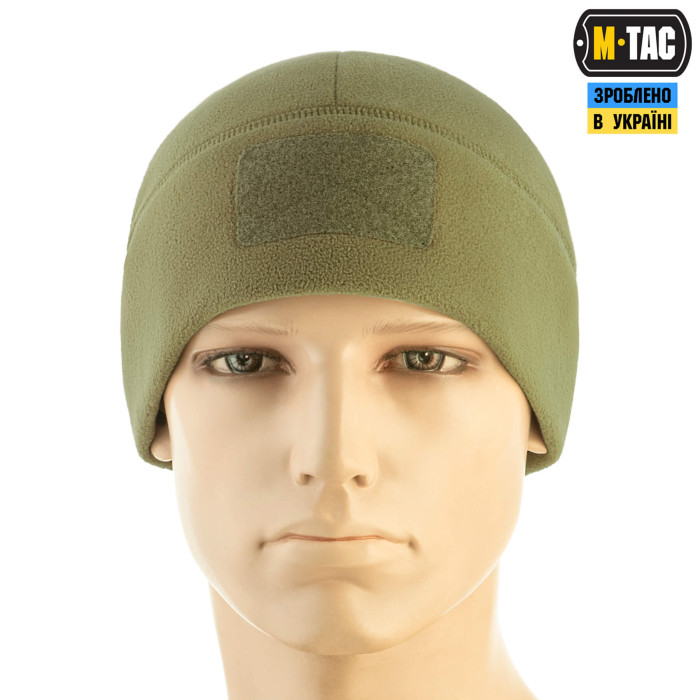 M-Tac шапка Watch Cap Elite фліс (320г/м2) з липучкою Tan XL