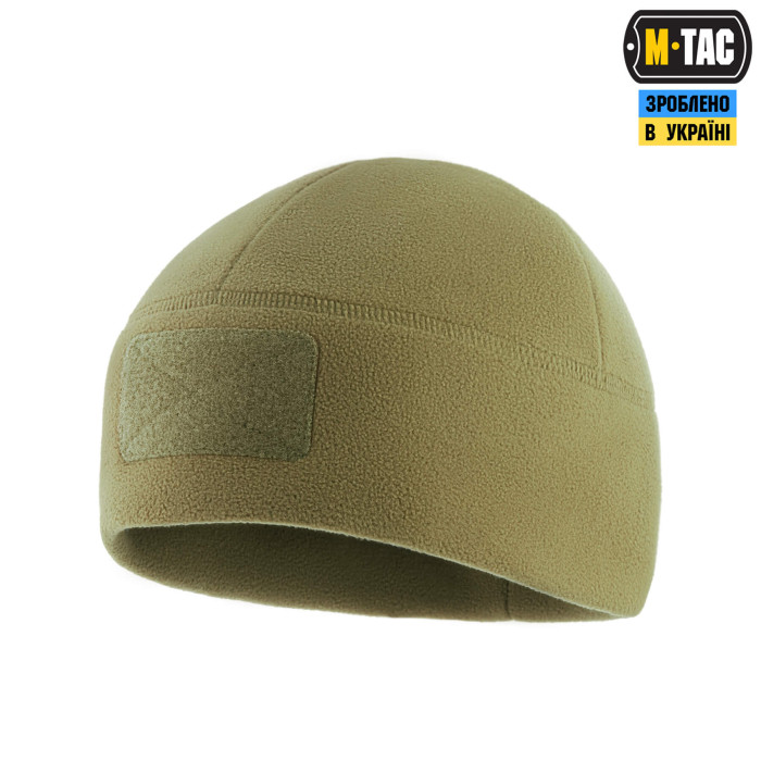 M-Tac шапка Watch Cap Elite фліс (320г/м2) з липучкою Tan XL