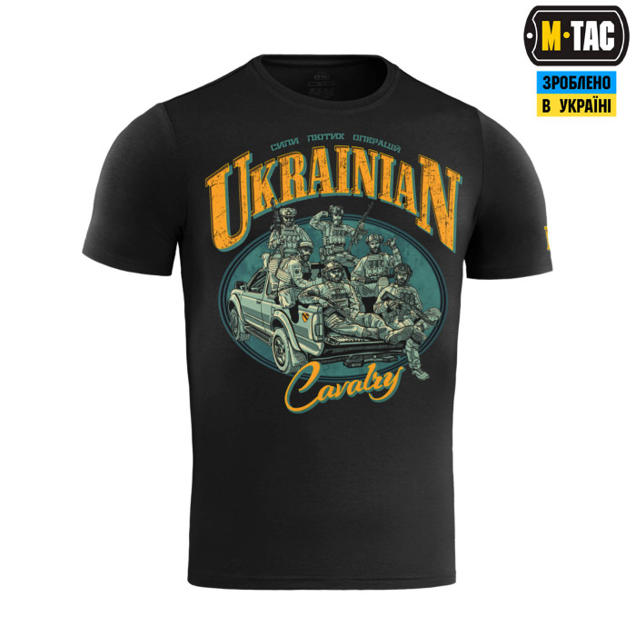 M-Tac футболка Ukrainian Cavalry Black 3XL