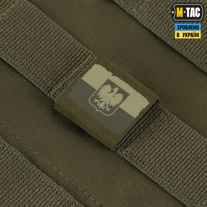 M-Tac MOLLE Patch Прапор Polska Olive/Ranger Green