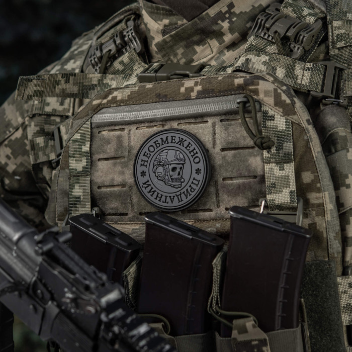 M-Tac нашивка Необмежено придатний PVC Black/Grey