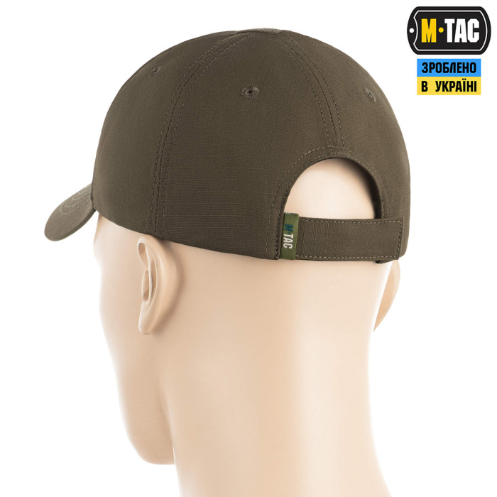 M-Tac бейсболка Elite Flex ріп-стоп Dark Olive L/XL
