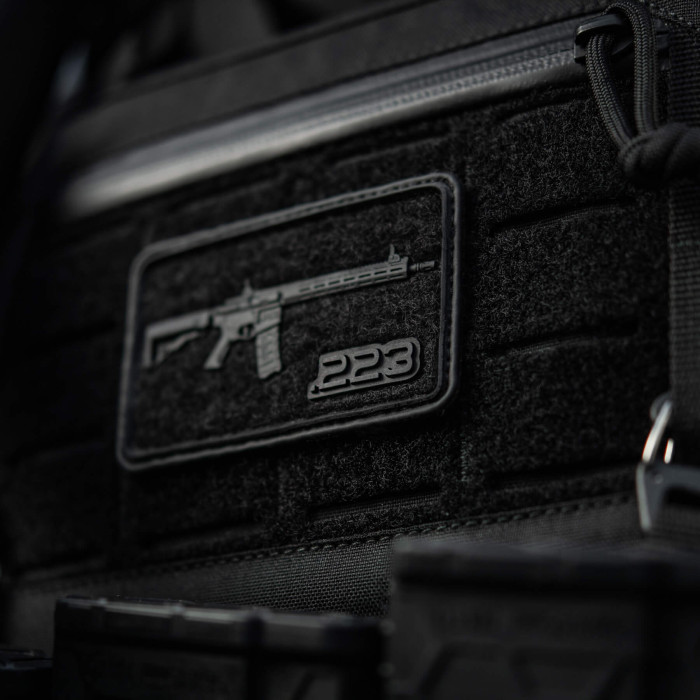 M-Tac нашивка AR-15 Velcro/PVC Black