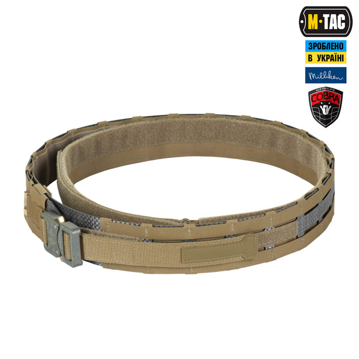 M-Tac ремінь Tiger Belt Cobra Buckle Coyote M/L