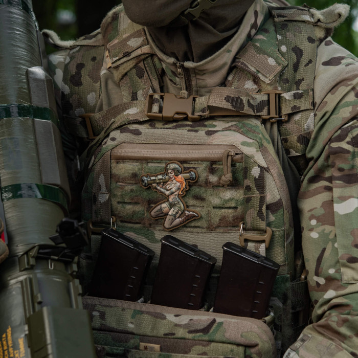 M-Tac нашивка Tactical girl №10 PVC Tattoo