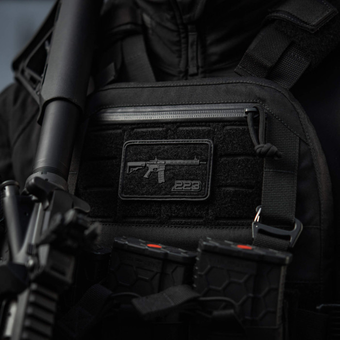 M-Tac нашивка AR-15 Velcro/PVC Black