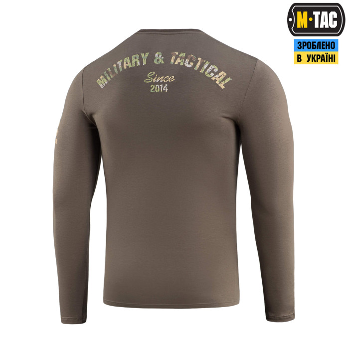 M-Tac футболка Logo довгий рукав Dark Olive 2XL