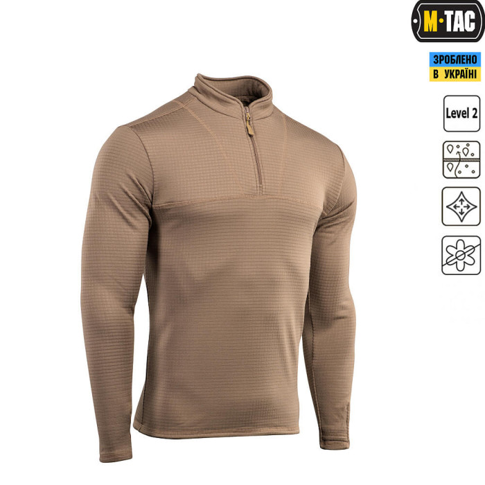 M-Tac термосорочка фліс Delta Level 2 Coyote Brown 3XL