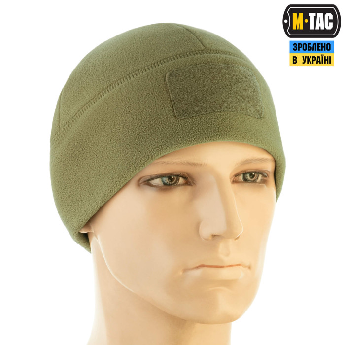 M-Tac шапка Watch Cap Elite фліс (320г/м2) з липучкою Tan XL