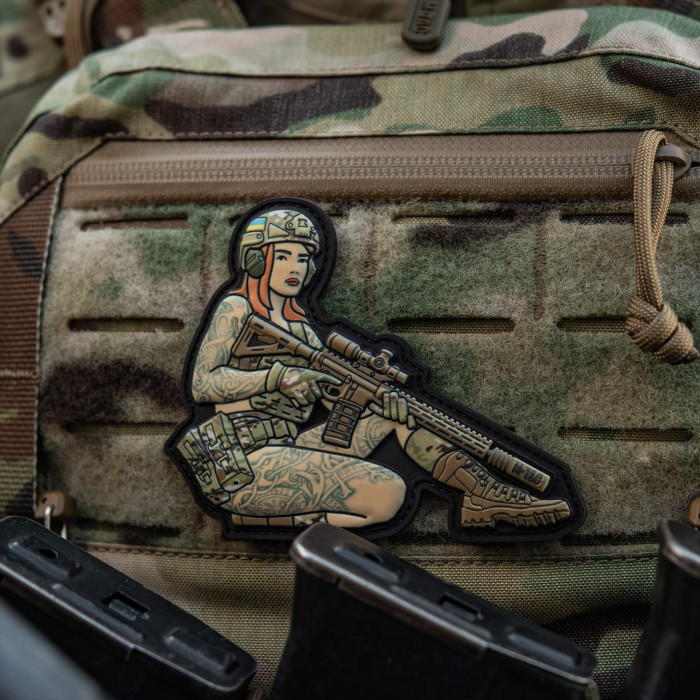 M-Tac нашивка Tactical girl №2 Skandinavik PVC MC