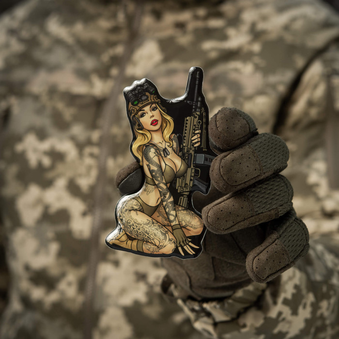M-Tac наклейка об'ємна Tactical girl №5 Skandinavik