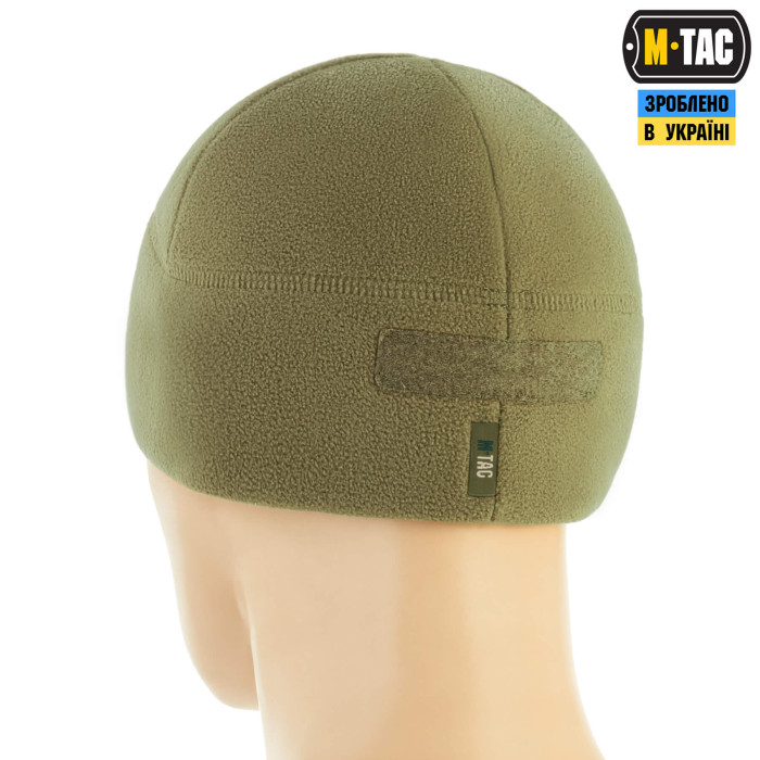 M-Tac шапка Watch Cap Elite фліс (320г/м2) з липучкою Tan XL
