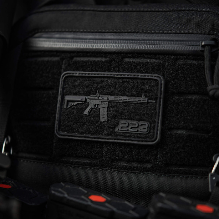 M-Tac нашивка AR-15 Velcro/PVC Black