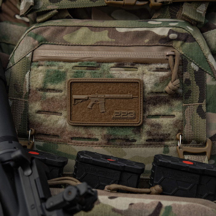 M-Tac нашивка AR-15 Velcro/PVC Coyote