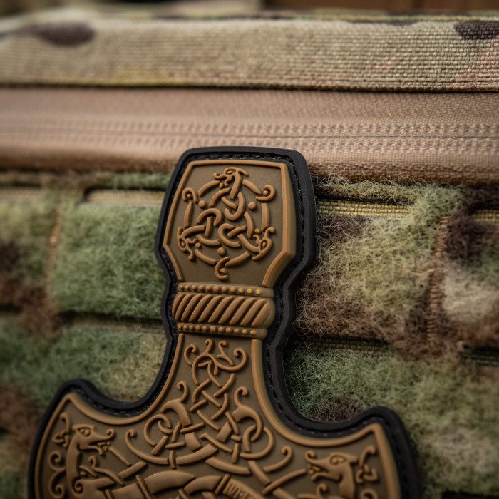 M-Tac нашивка Mjölnir Large PVC Coyote
