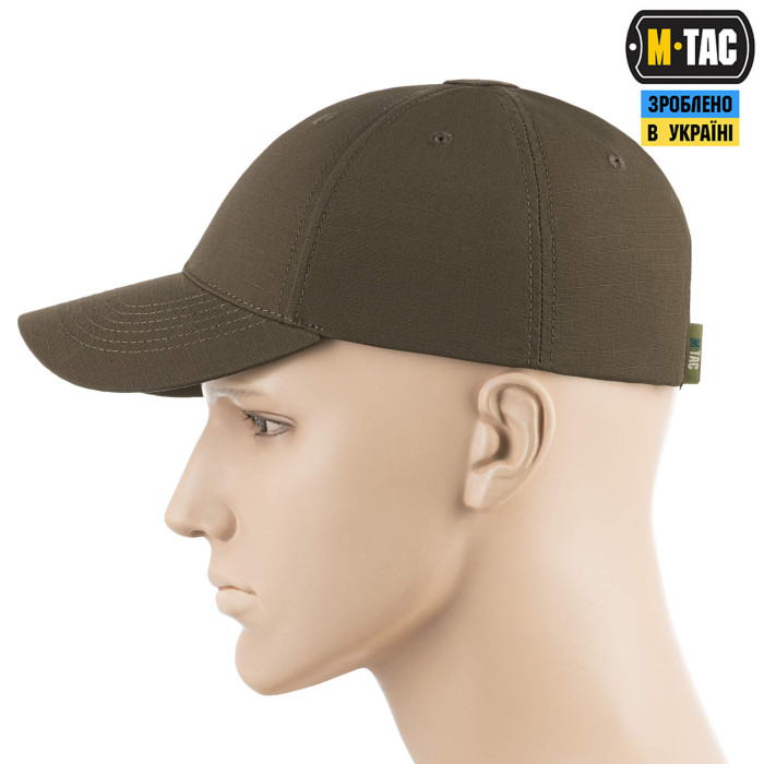 M-Tac бейсболка Elite Flex ріп-стоп Dark Olive L/XL